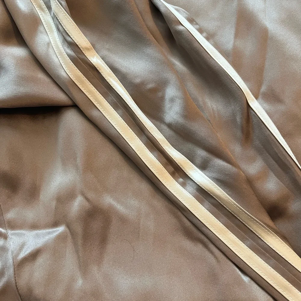 DONNI The Silk Stripe Crop Pant - Picture 5 of 5